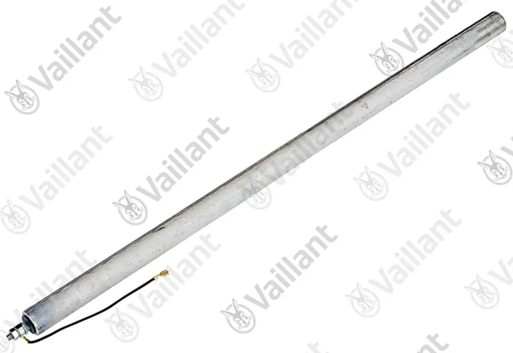 Vaillant-Anode, längliche Metallstange mit Anschluss, für den Einsatz in Heizsystemen.